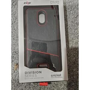 Phone Case For Cricket Icon Smartphone Zizo Division Series Black And Red